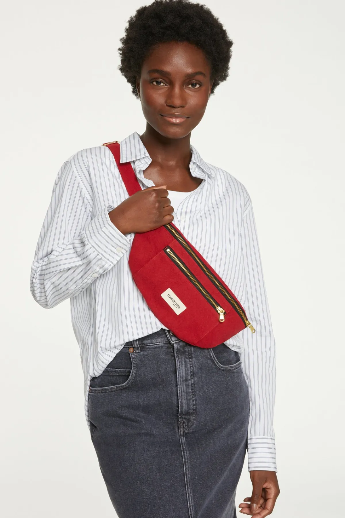 Online Rivedroite Paris Orsellesacbanane CotonrecycléRougeVibrant