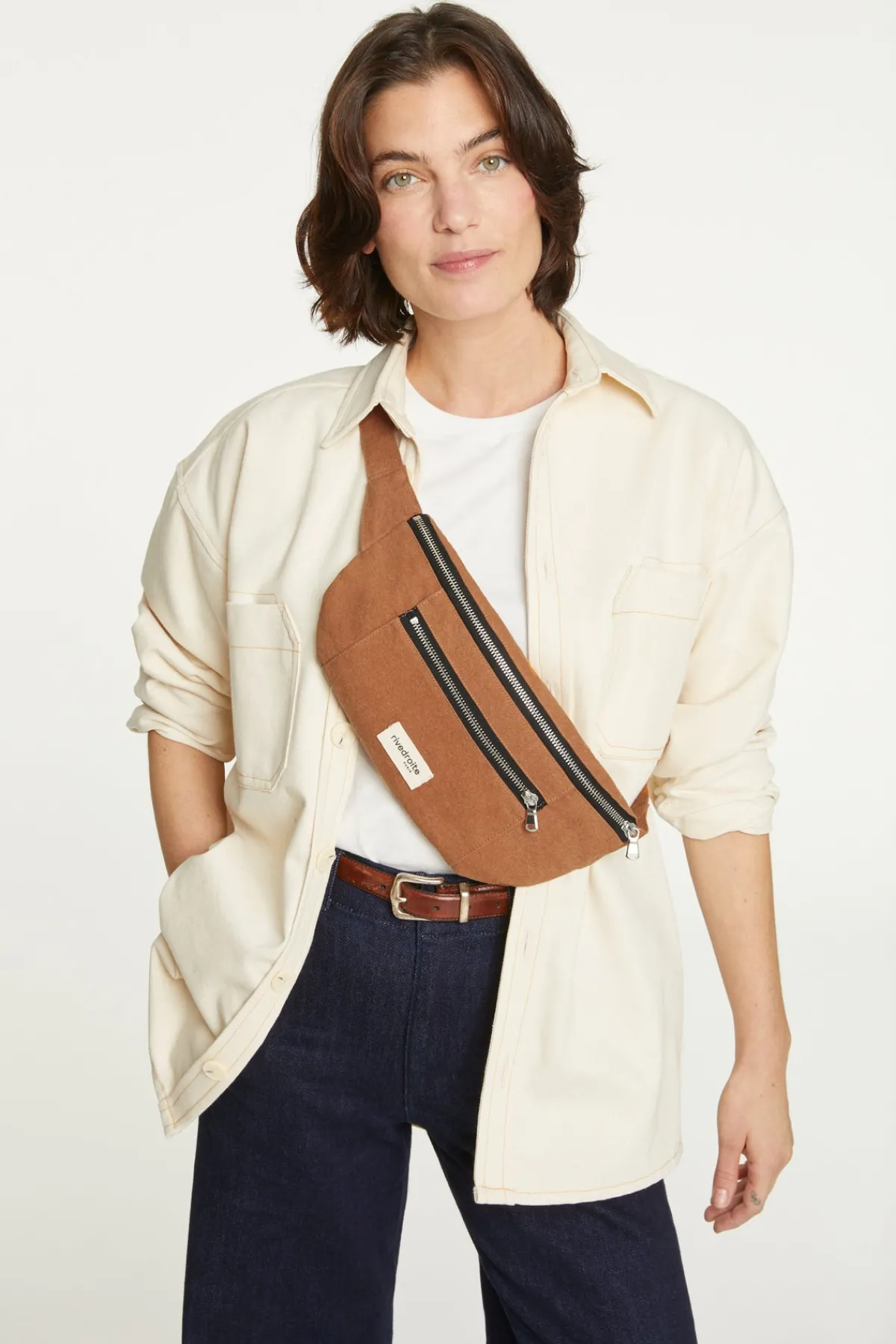 Store Rivedroite Paris Orsellesacbanane CotonrecycléCamel