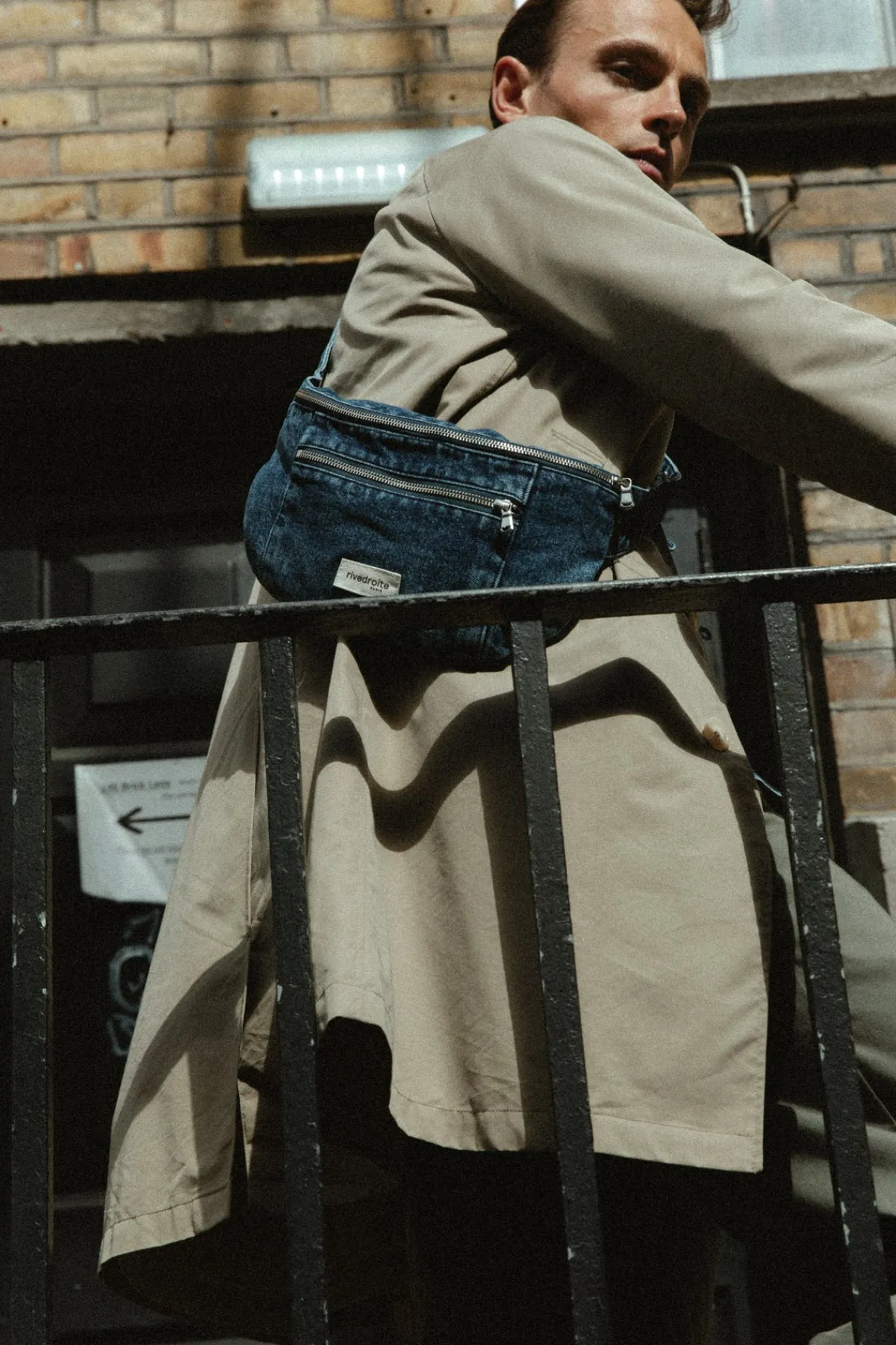 Outlet Rivedroite Paris Orsellesacbananegrandformat DenimupcycléAgedDenim