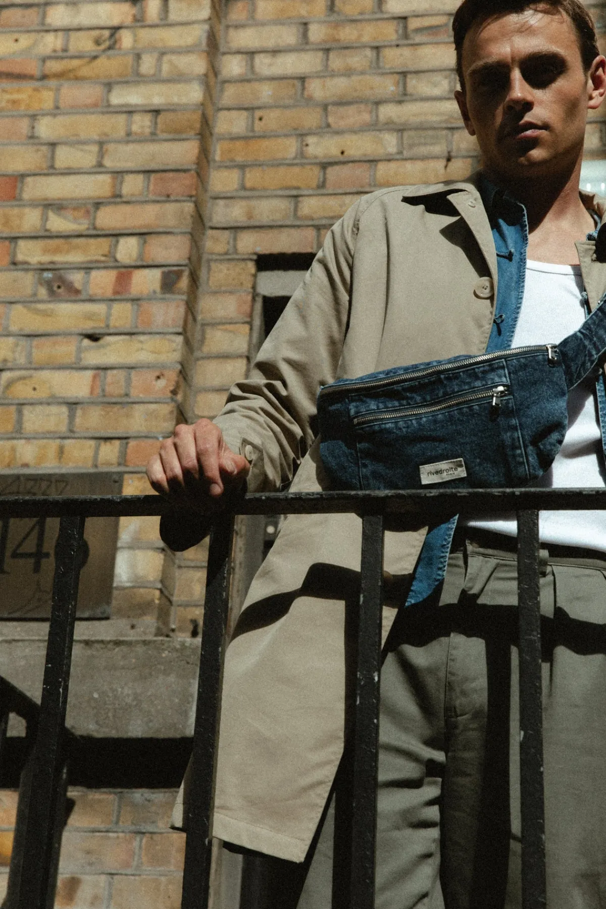 Outlet Rivedroite Paris Orsellesacbananegrandformat DenimupcycléAgedDenim