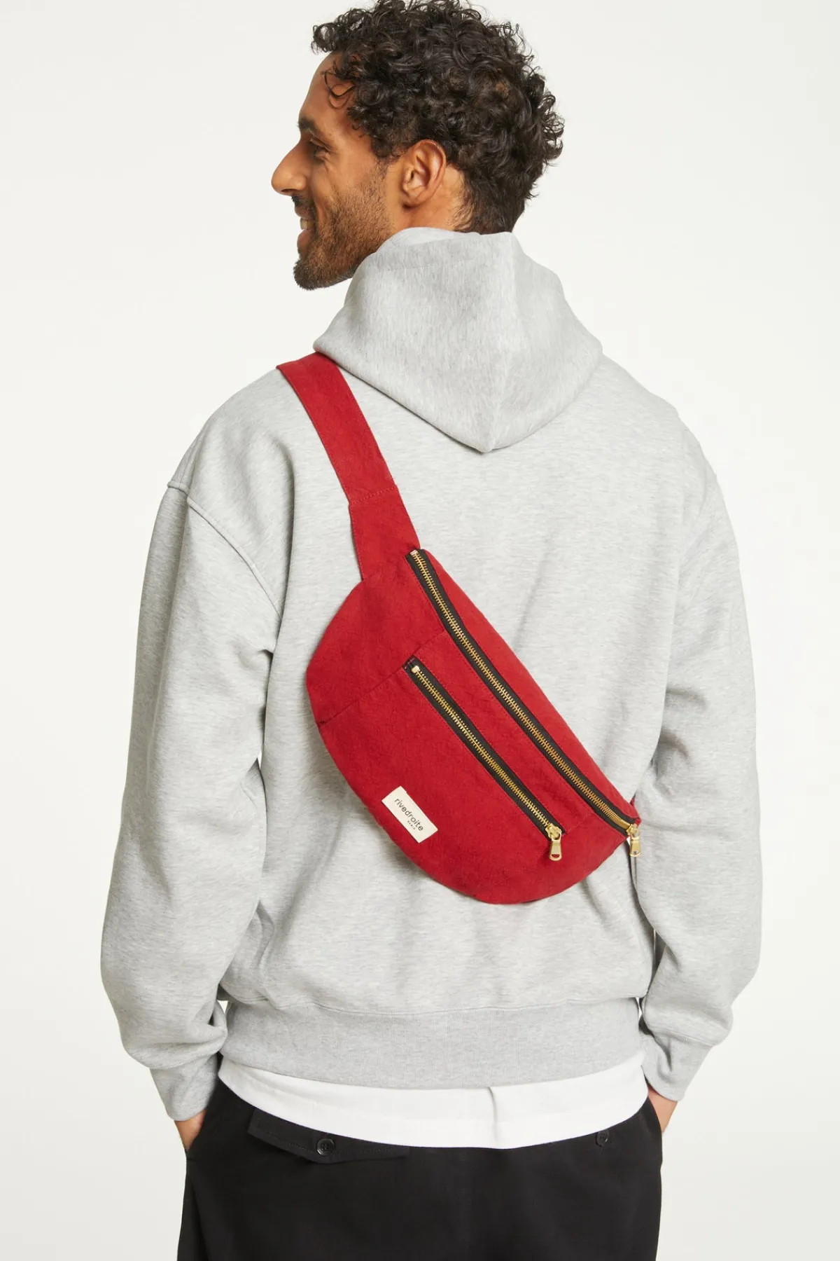 Fashion Rivedroite Paris Orsellesacbananegrandformat CotonrecycléRougeVibrant