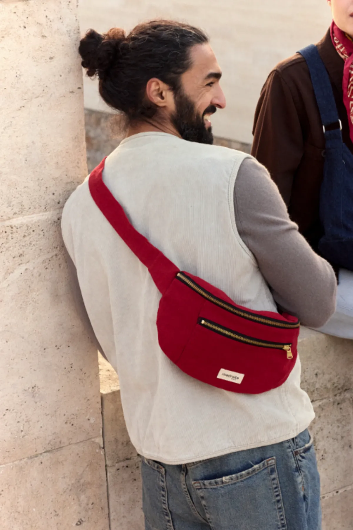 Fashion Rivedroite Paris Orsellesacbananegrandformat CotonrecycléRougeVibrant