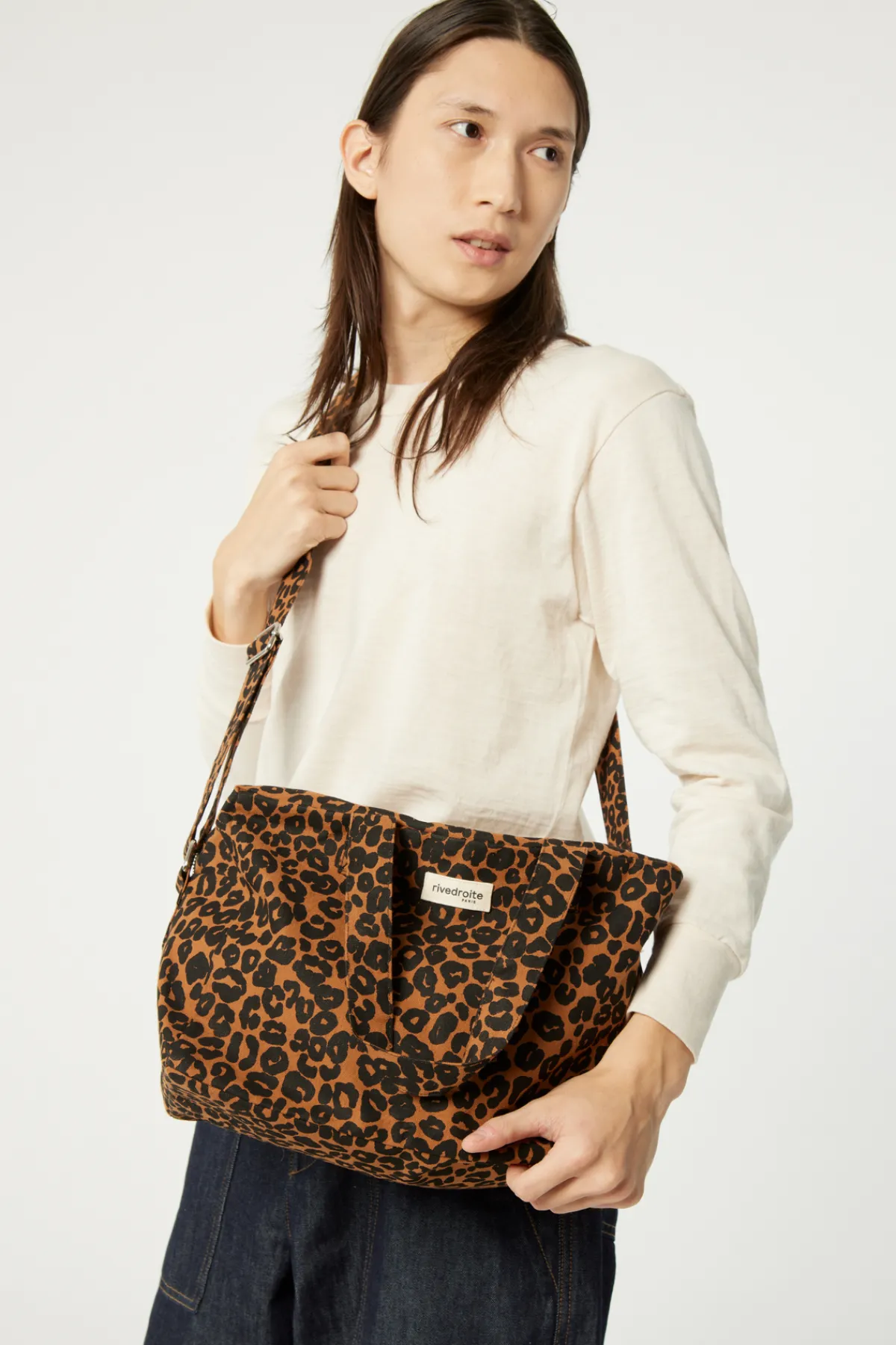 Outlet Rivedroite Paris Sauvallecitybag CotonrecycléLéopard