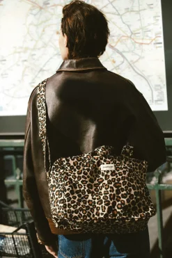 Sale Rivedroite Paris Sauvallecitybag CotonrecycléLéopardBeige