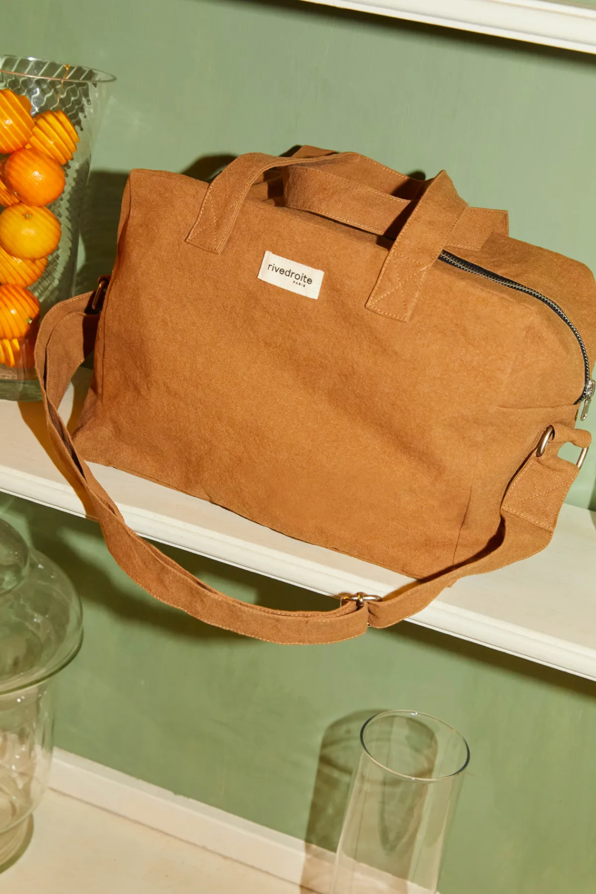 Fashion Rivedroite Paris Sauvallecitybag Cotonrecyclécamel