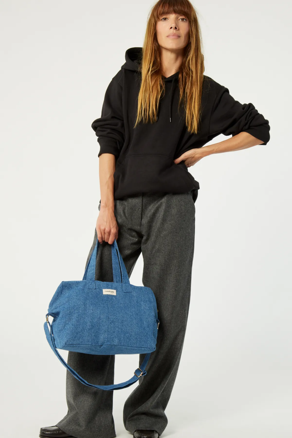 Cheap Rivedroite Paris Sauvallecitybag DenimClairUpcyclé